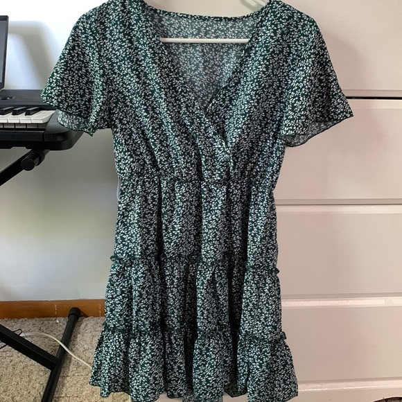 SHEIN | Dresses | Shein Surplice Neck 